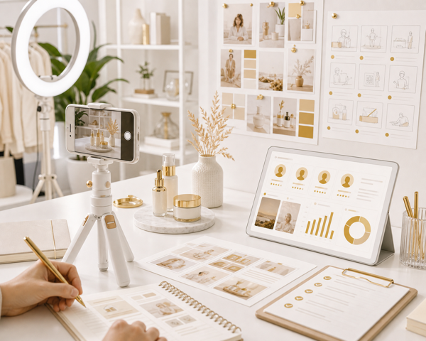 Influencer marketing and creator campaigns service visual